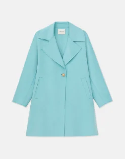 Brushed Cashmere Double Face Oversized Coat
