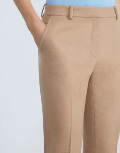 Camel Hair Clinton Ankle Pant
