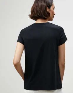 Cotton Jersey Modern V-Neck Tee