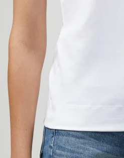Cotton Rib Scoop Neck Tank