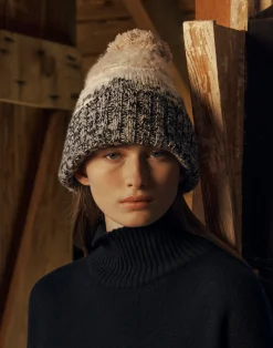 Fair Isle Jacquard Cashmere-Silk Beanie