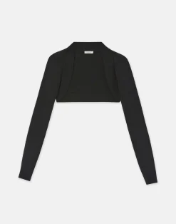 Finespun Voile Ponti Stitch Shrug