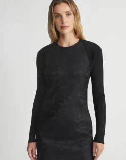 Finespun Voile Ponti Stitch Shrug