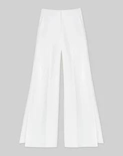 Finesse Crepe Franklin Wide Leg Ankle Pant