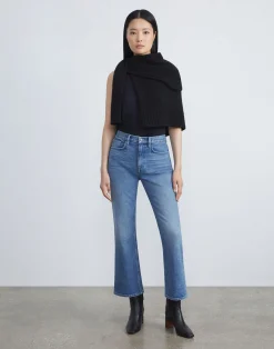 L148 Denim Mott Flared Ankle Jean