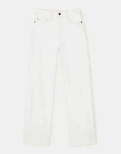 L148 Denim Wyckoff Wide-Leg Cropped Jean