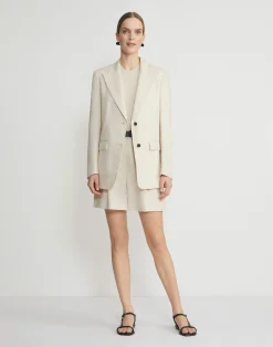 Linen Jefferson Pleated Short