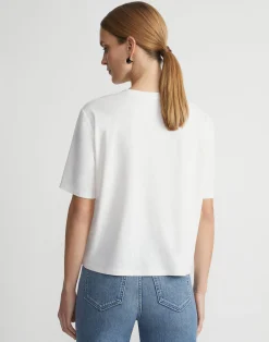 Linen-Cotton Jersey Pocket T-Shirt