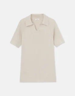 Mercerized Cotton Ribbed Polo