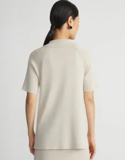 Mercerized Cotton Ribbed Polo