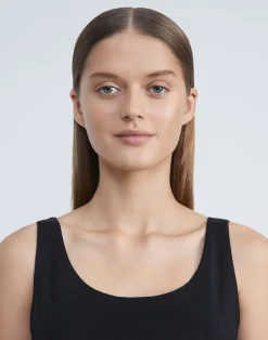 Mesh Jersey Scoop Neck Tank