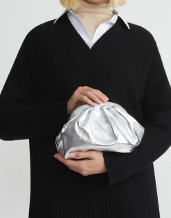 Metallic Nappa Leather Pochette
