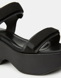Nappa Leather Platform Sandal