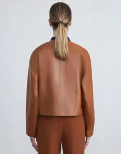 Nappa Leather Quilted Jacket