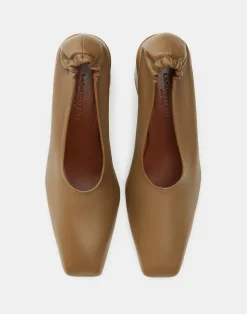 Nappa Leather Square Toe Pump