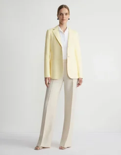 Nappa Leather Three Pocket Blazer