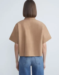 Nubuck Calfskin Suede Shirt