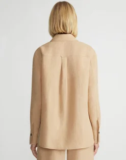 Organic Linen Shirt Jacket