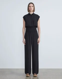 Organic Silk Crepe De Chine Perry Pant