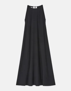 Organic Silk Stretch Georgette A-Line Gown