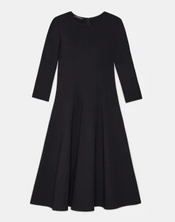 Punto Milano Flared Midi Dress