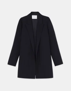 Responsible Finesse Crepe Peak Lapel Jacket