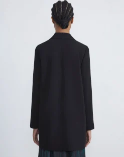 Responsible Finesse Crepe Peak Lapel Jacket