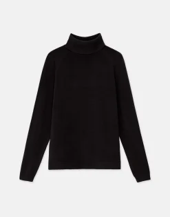 Responsible Matte Crepe Turtleneck Sweater
