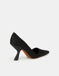 Satin High Heeled Pump
