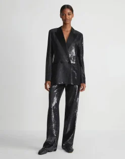 Sequin Chiffon Gates Pant