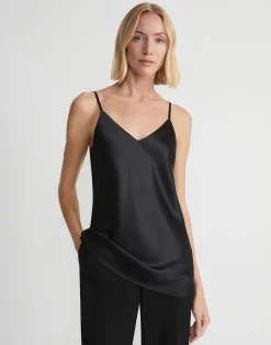 Silk Charmeuse Bias Tank