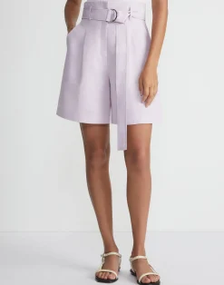 Silk-Linen Degraw Short