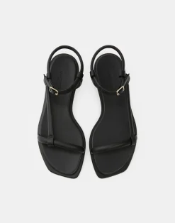 Soft Calfskin Leather City Sandal