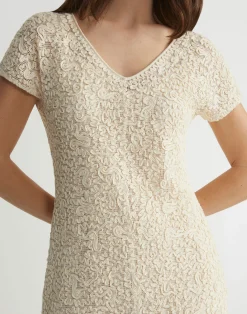 Soutache Embroidered Cotton Dress