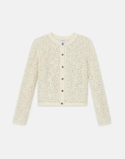 Soutache Embroidered Cotton Cardigan