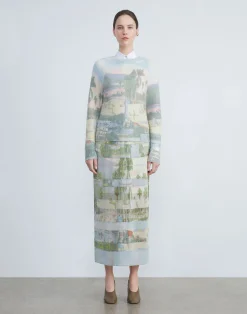 Stretch Cotton Fit & Flare Shirt