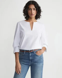 Stretch Cotton Popover Shirt