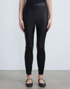 Stretch Nappa Leather Greenwich Legging