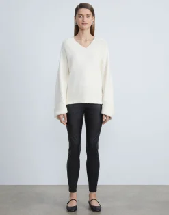 Stretch Nappa Leather Greenwich Legging