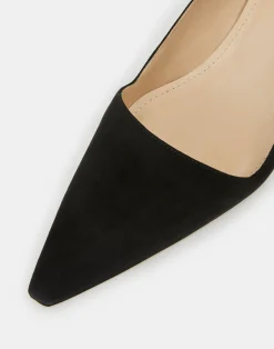 Suede Heeled Pump