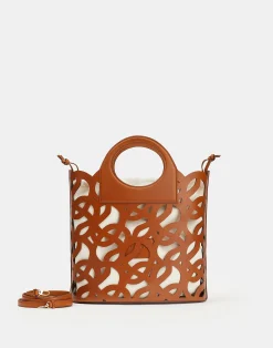Vachetta Leather 8 Knot Basket Bag—Large