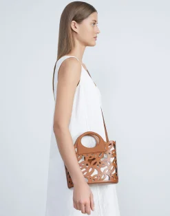 Vachetta Leather 8 Knot Basket Bag—Mini
