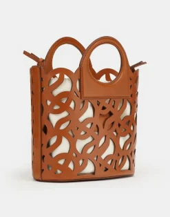 Vachetta Leather 8 Knot Basket Bag—Mini