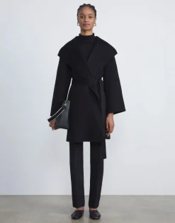 Wool-Silk Crepe Barrow Pant