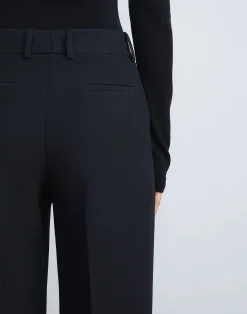 Wool-Silk Crepe Sullivan Pant